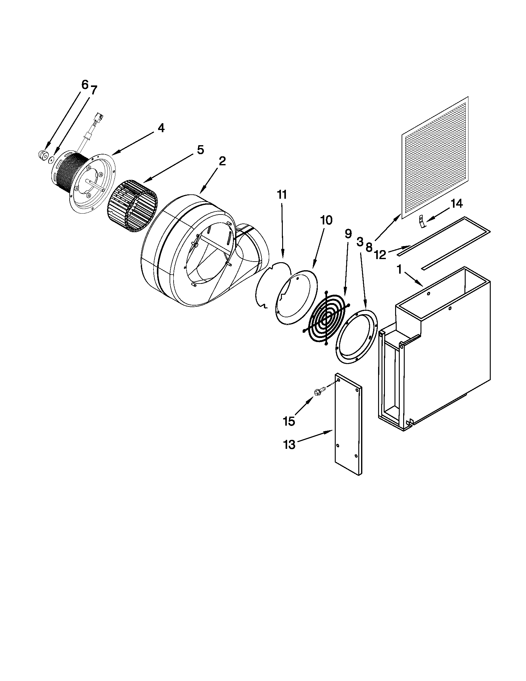 Blower unit parts