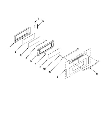 Upper door parts
