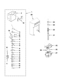 Motor and ice container parts