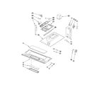 Whirlpool WMH1164XWS2 interior and ventilation parts diagram