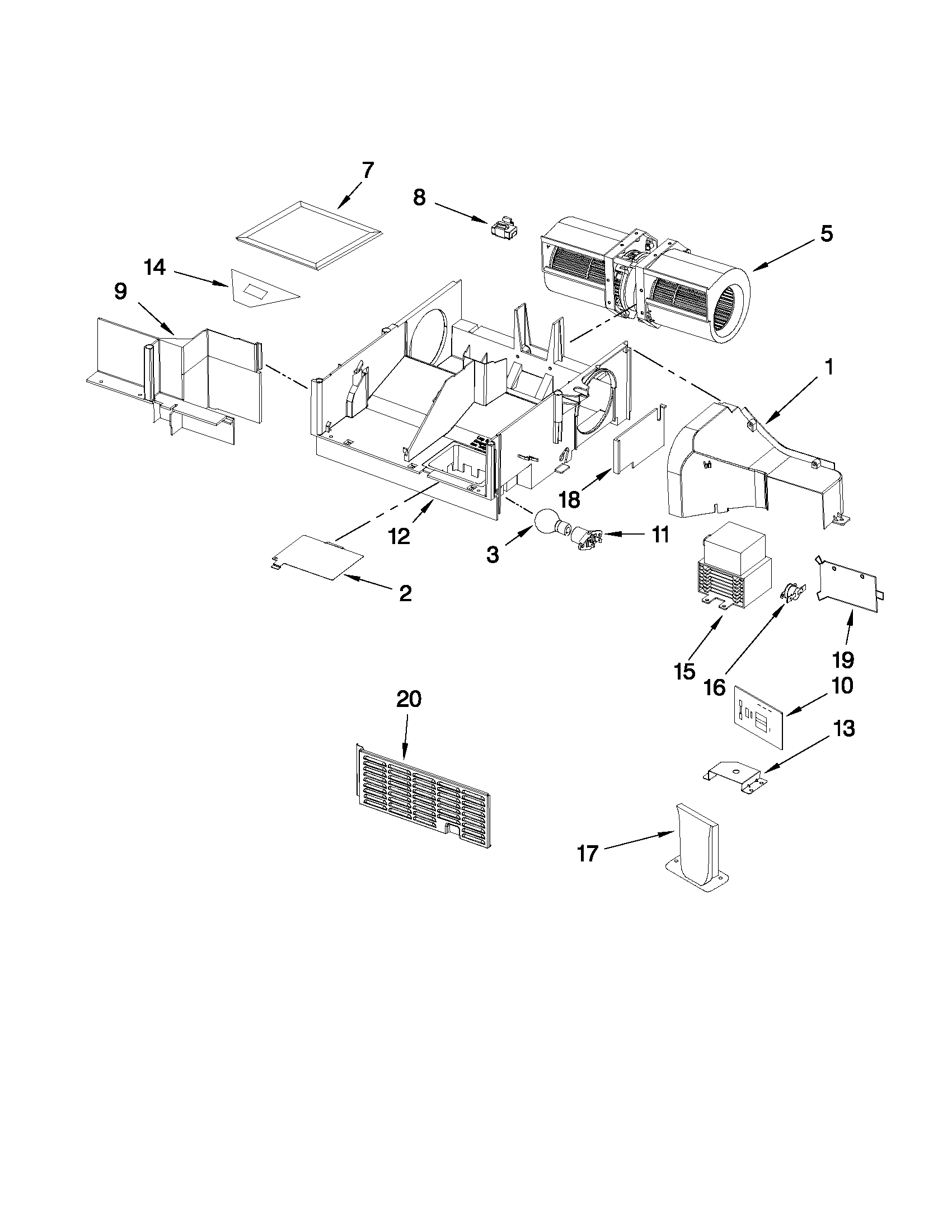 Air flow parts