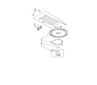 Whirlpool WMH1164XWS2 turntable parts diagram