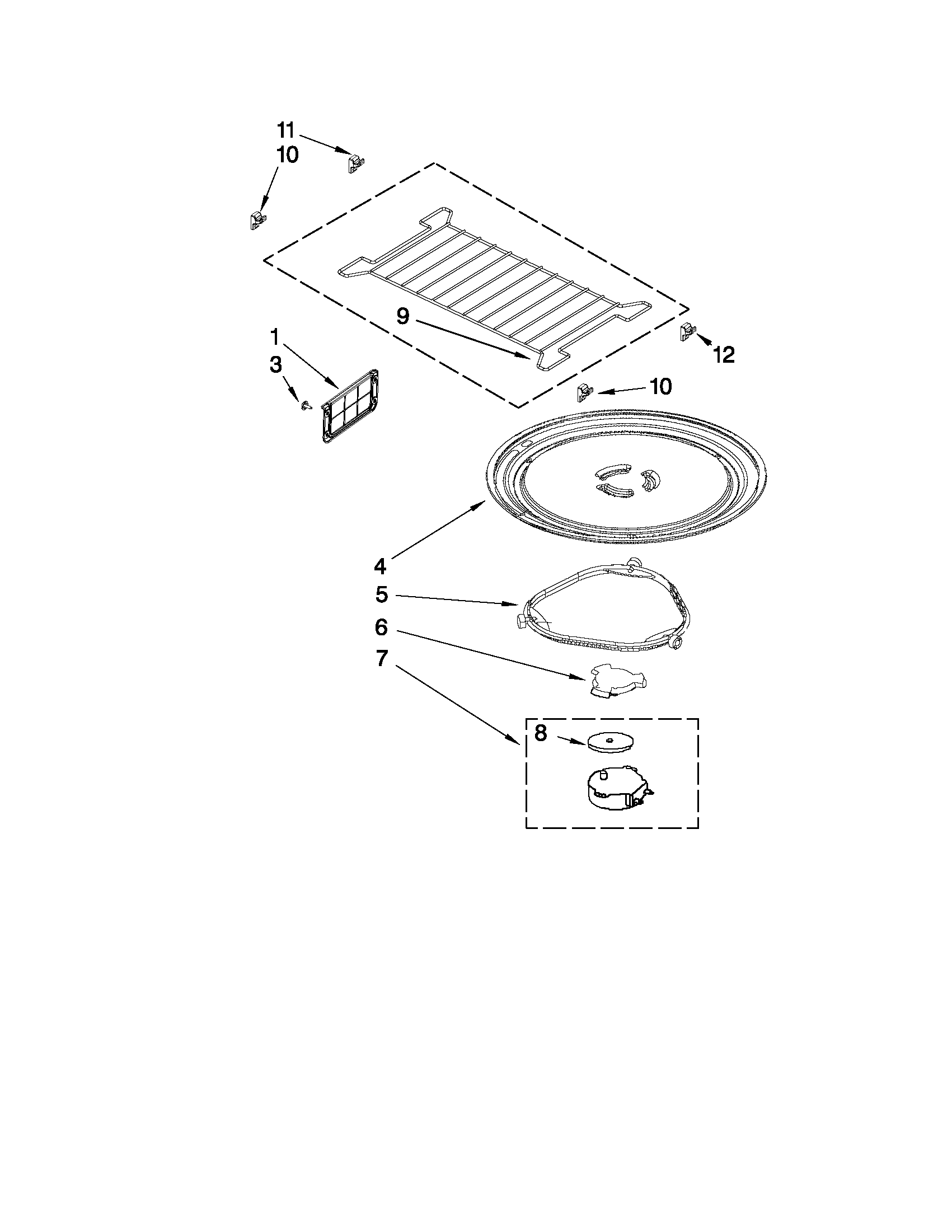 Turntable parts