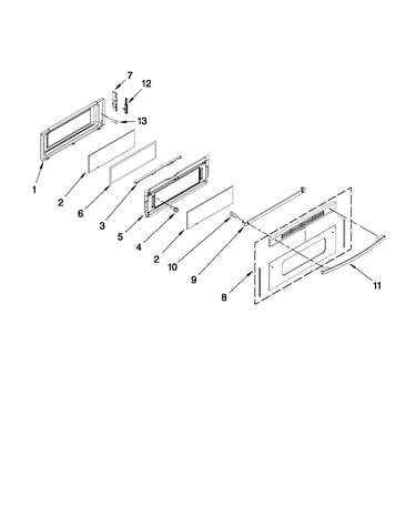 Upper door parts