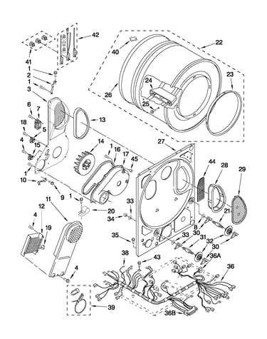 Dryer bulkhead parts