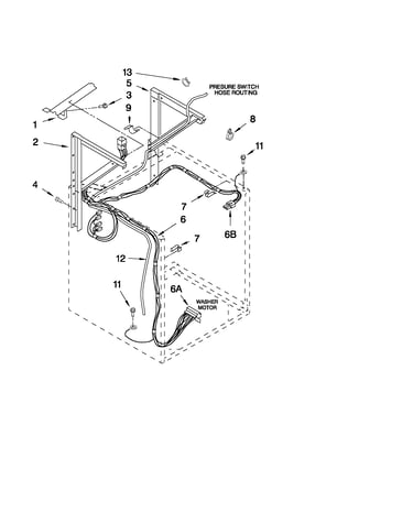 Dryer support and washer parts