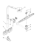 Upper wash and rinse parts