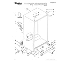 Whirlpool 6WSC21N4XY04 cabinet parts diagram