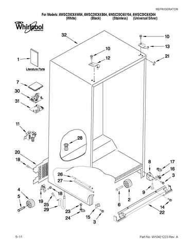 Cabinet parts