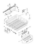 Upper rack and track parts