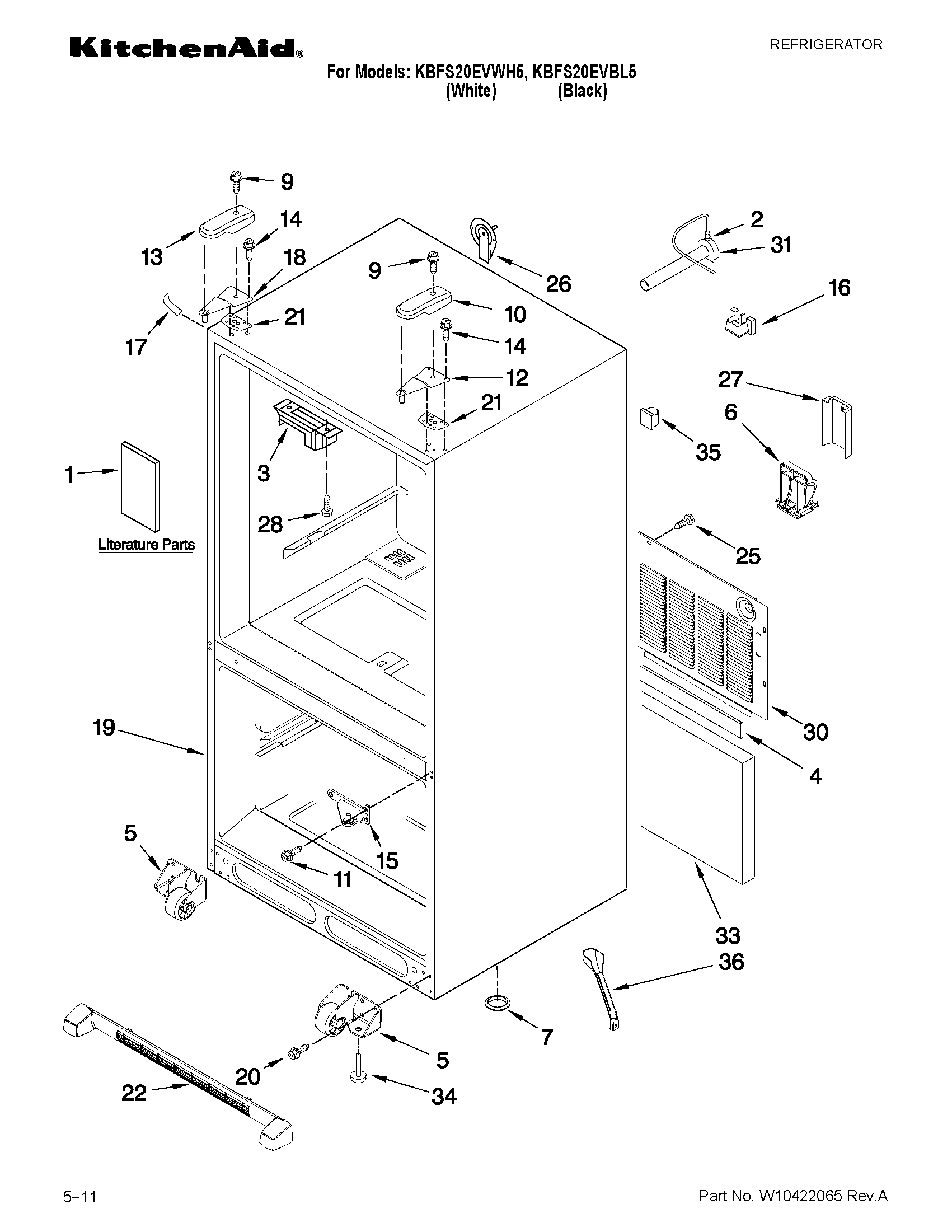 Cabinet parts