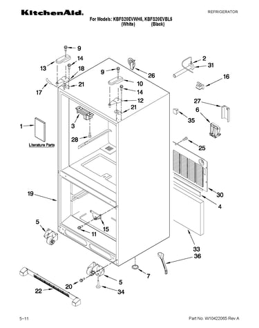 Cabinet parts