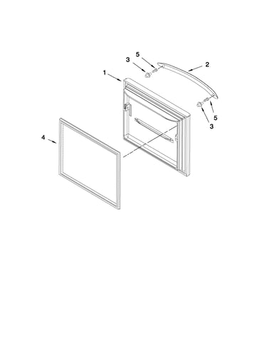 Freezer door parts