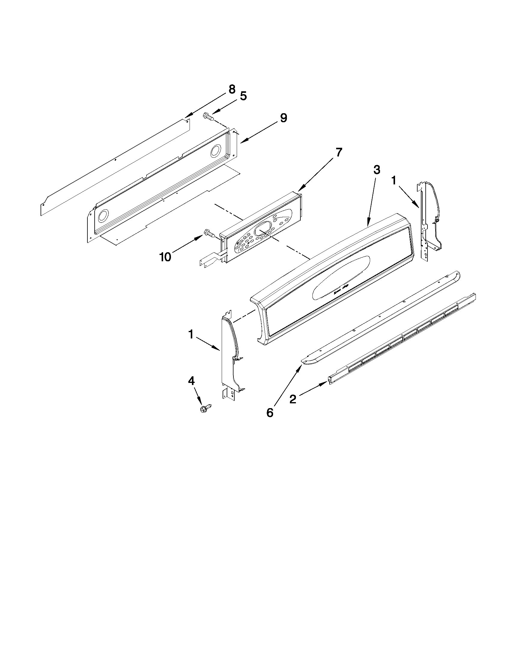 Control panel parts