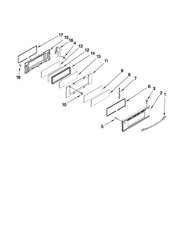 Upper door parts