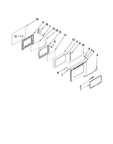 Lower door parts
