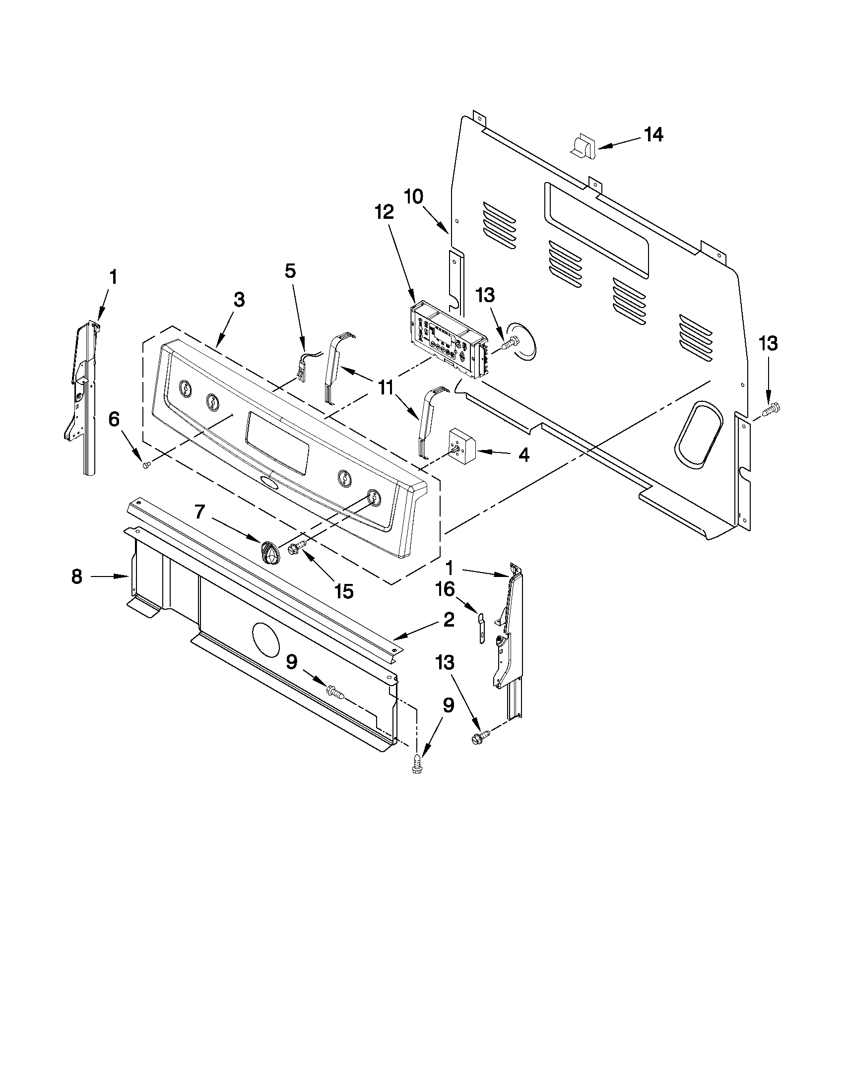 CONTROL PANEL PARTS