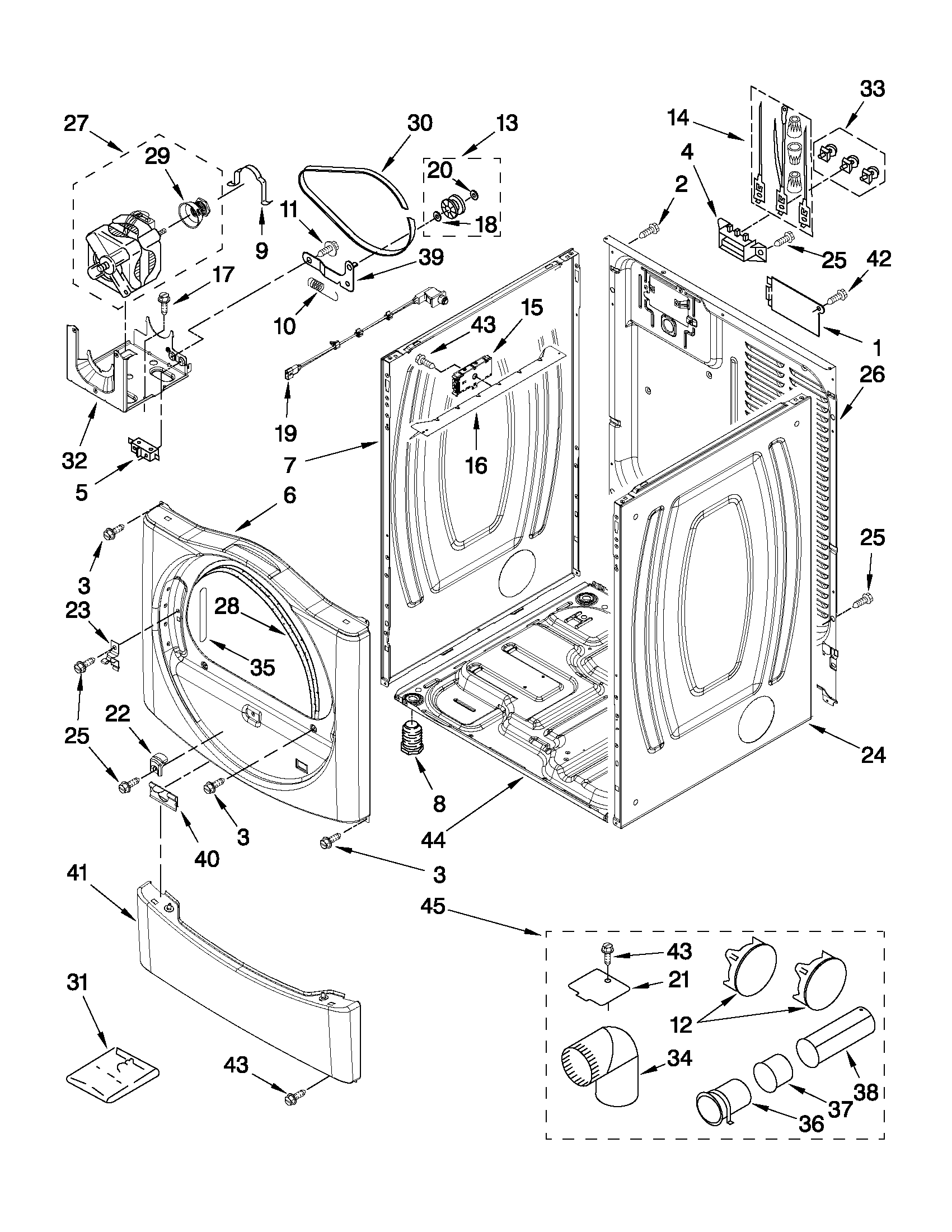 Cabinet parts