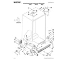 Maytag MSD2574VEQ11 cabinet parts diagram