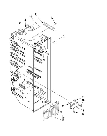 Refrigerator liner parts