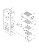 Freezer liner parts