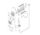 Whirlpool ED5PVEXWS01 icemaker parts diagram