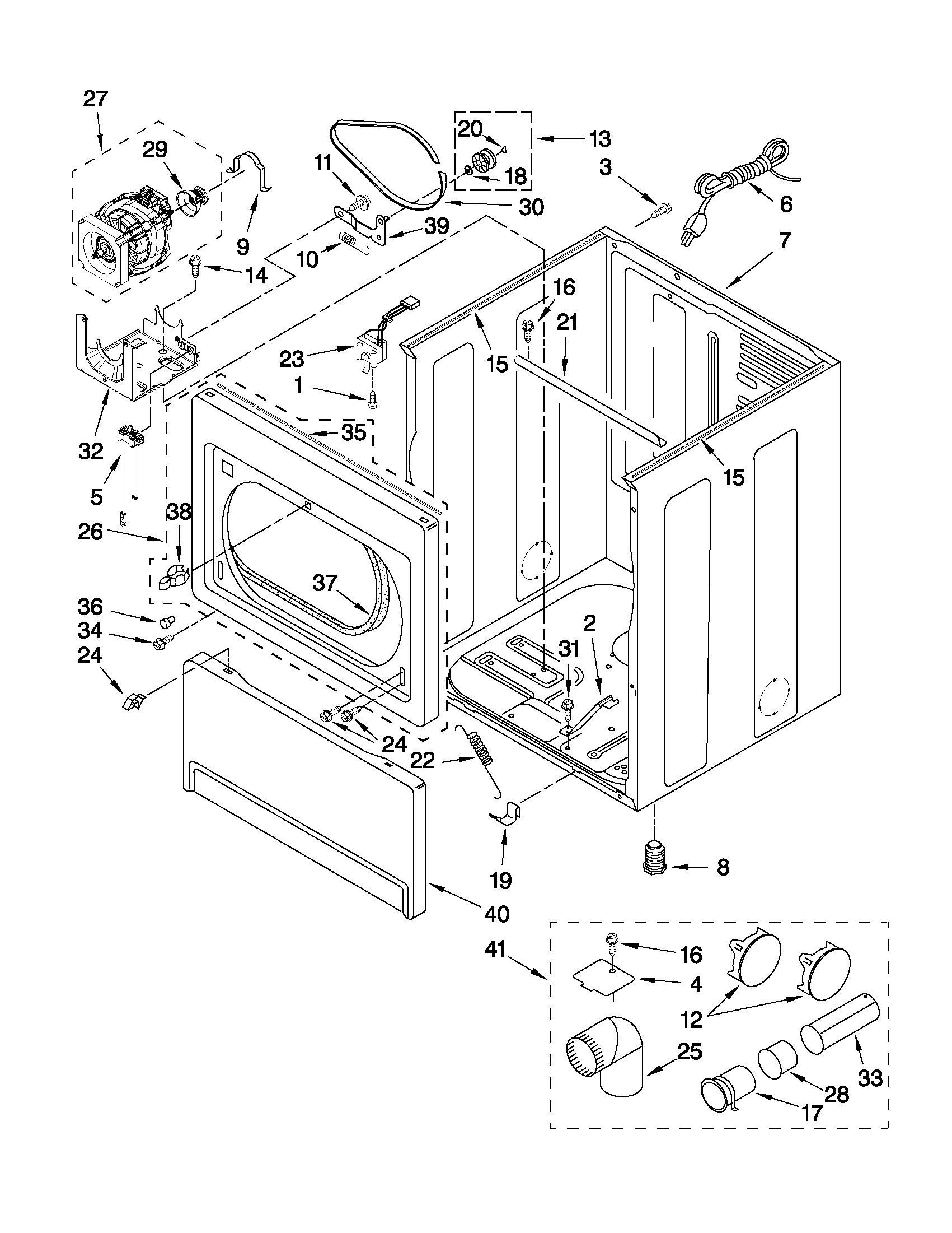 Cabinet parts