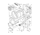 Whirlpool 7MWGD5700YW1 bulkhead parts diagram