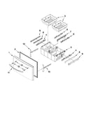 Freezer door parts