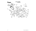 Whirlpool LTG5243DQA washer/dryer control panel parts diagram