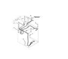 Whirlpool LTG5243DQA dryer support and washer parts diagram