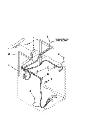 Dryer support and washer parts