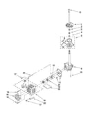 Brake, clutch, gearcase, motor and pump parts