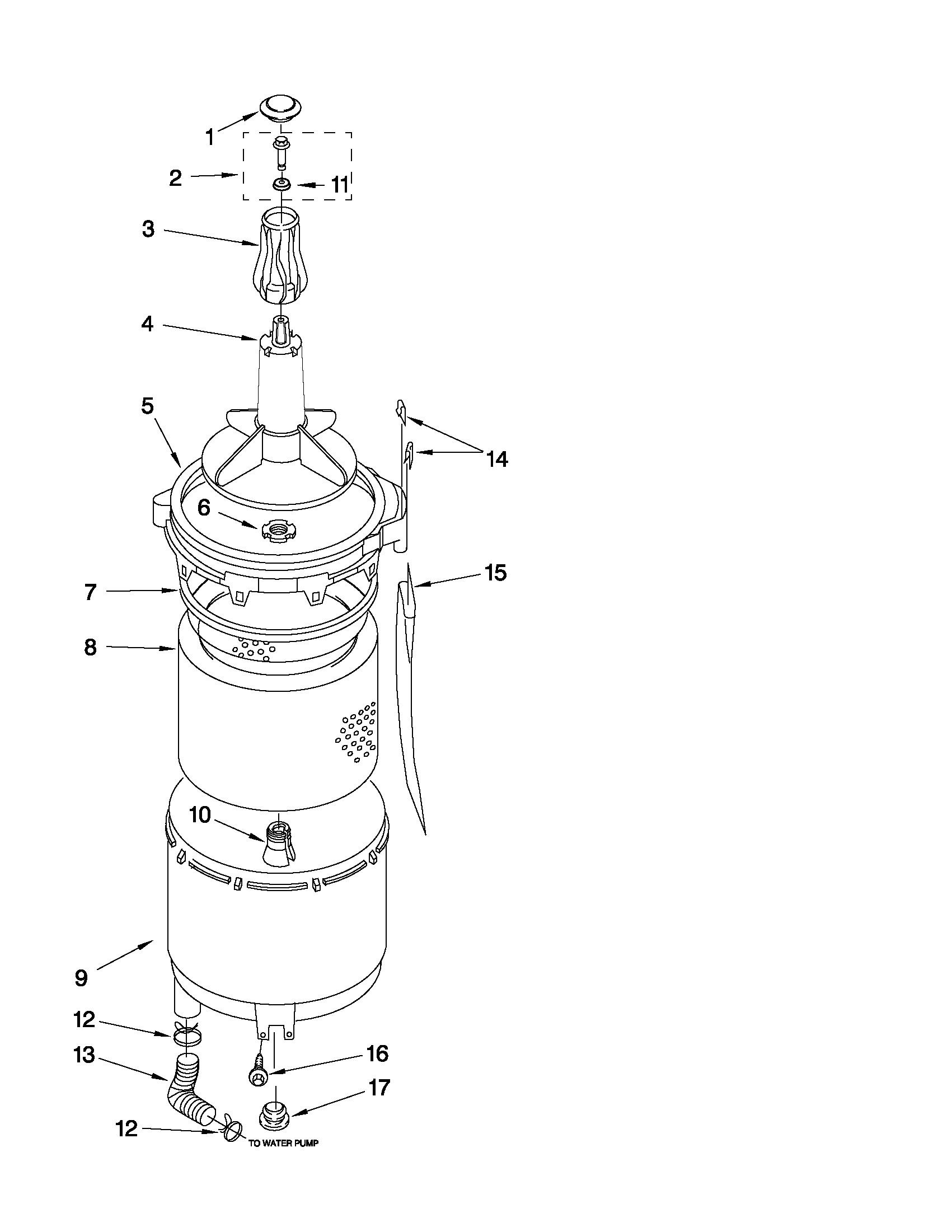 TUB AND BASKET PARTS