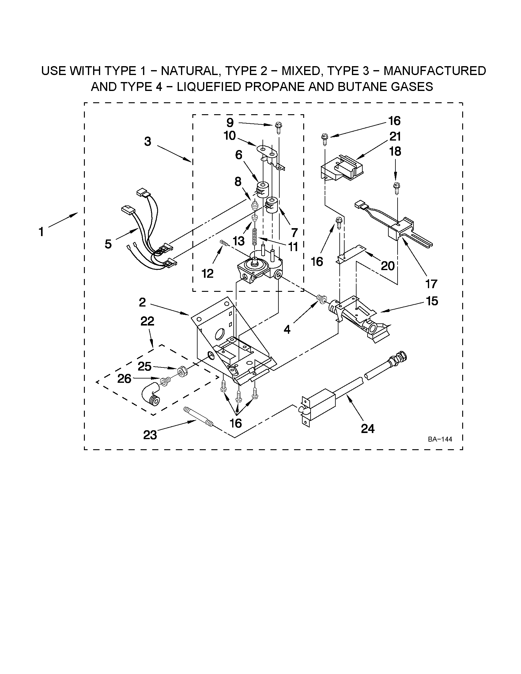 3402856 BURNER ASSEMBLY