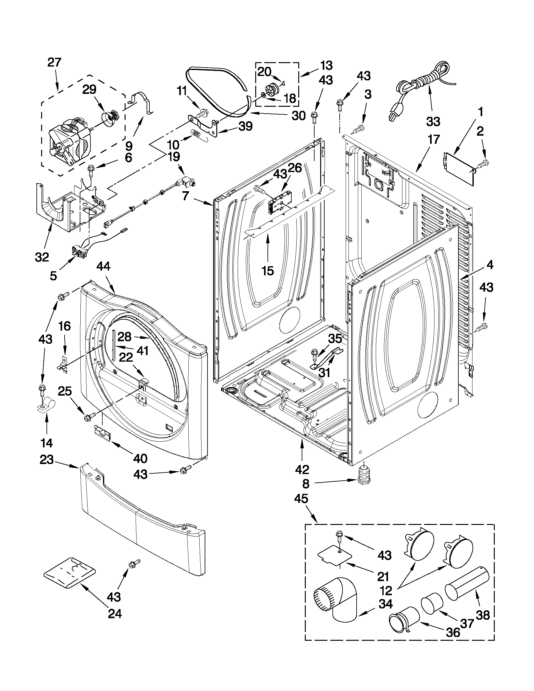 Cabinet parts