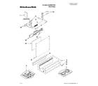 KitchenAid KUDE60FXPA2 door and panel parts diagram