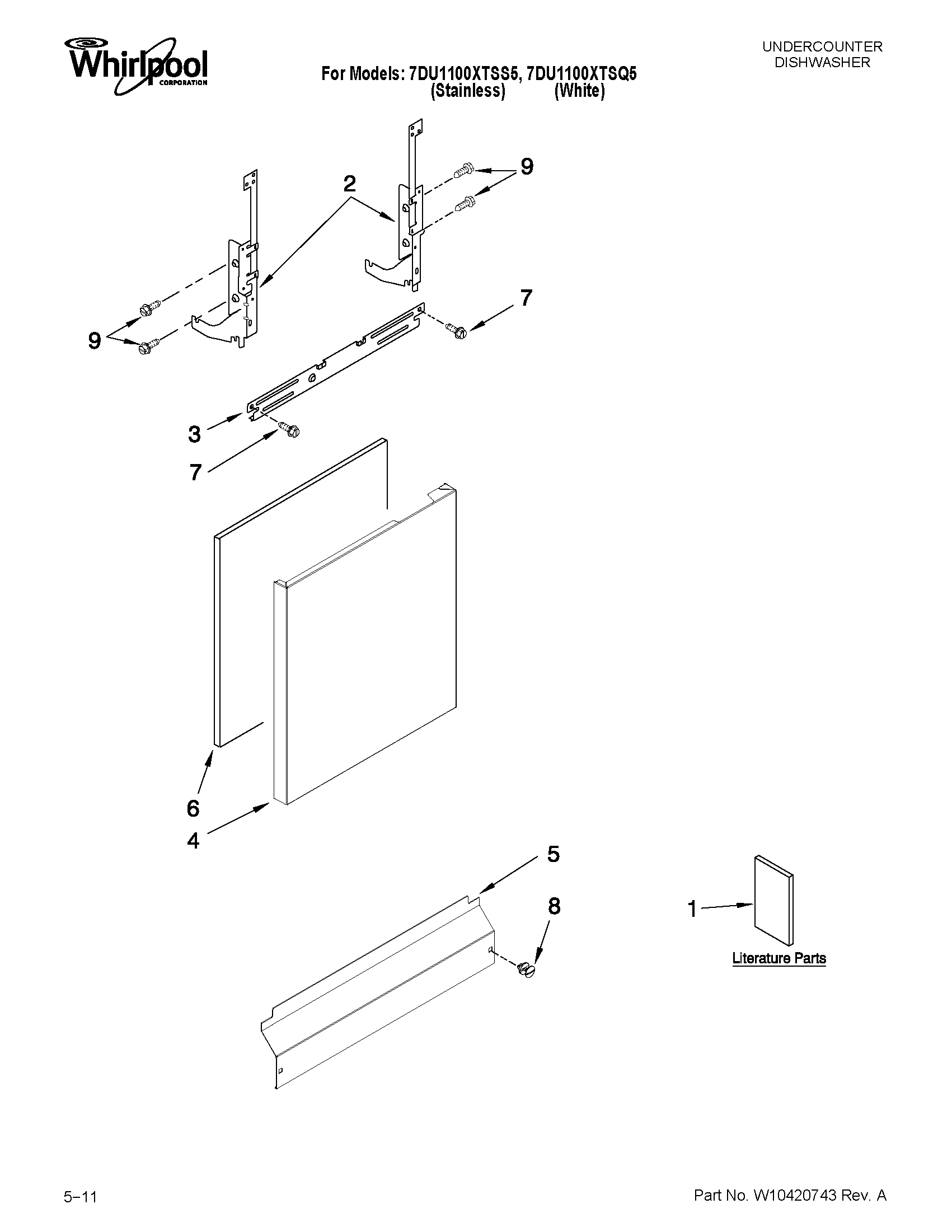 Door and panel parts