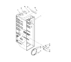 Whirlpool ED5KVEXVB03 refrigerator liner parts diagram