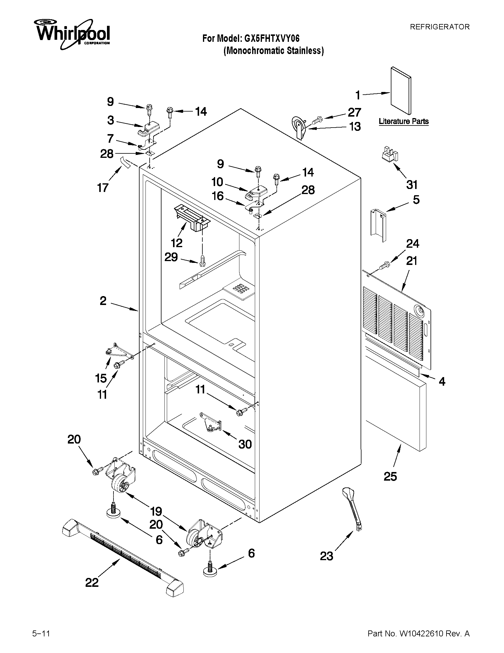 CABINET PARTS