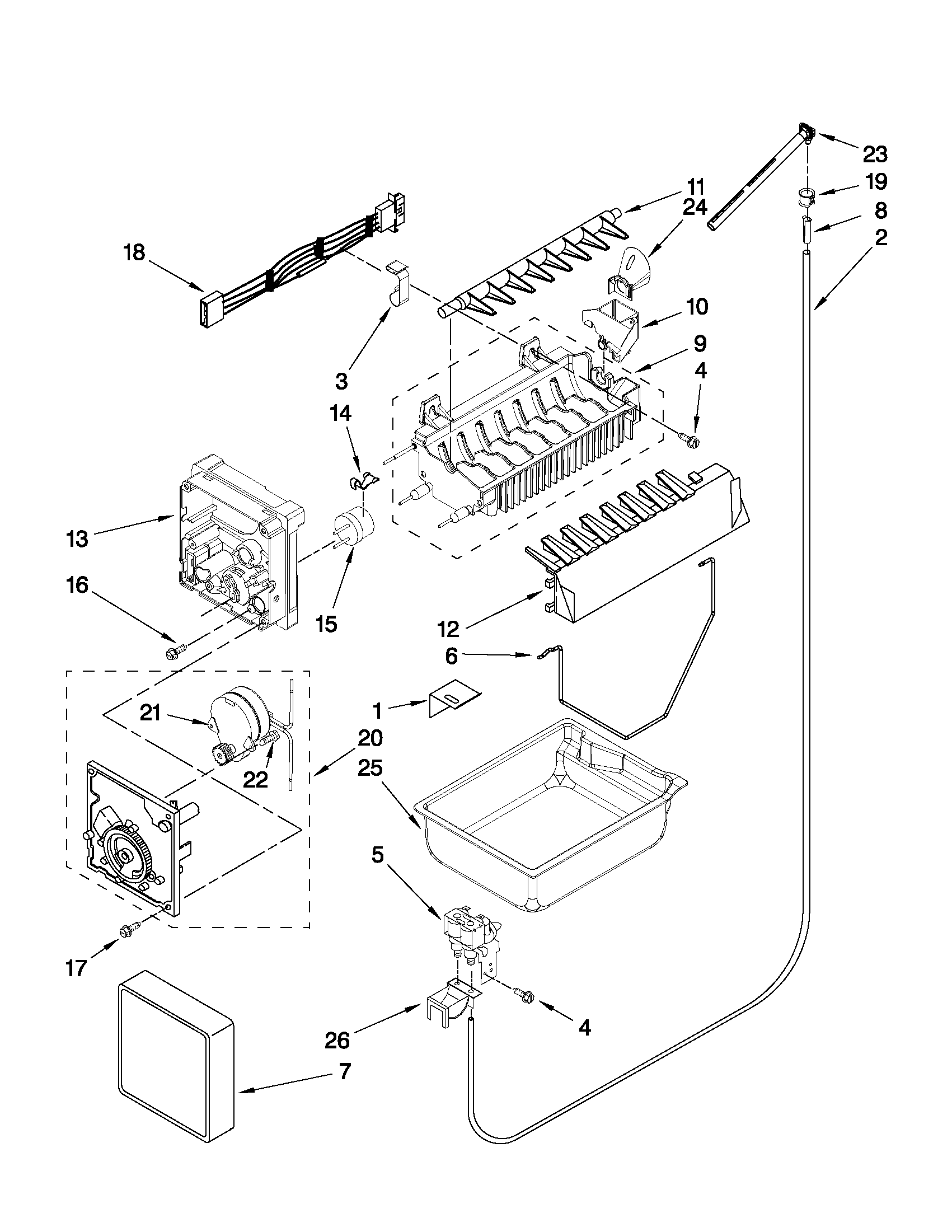 Icemaker parts