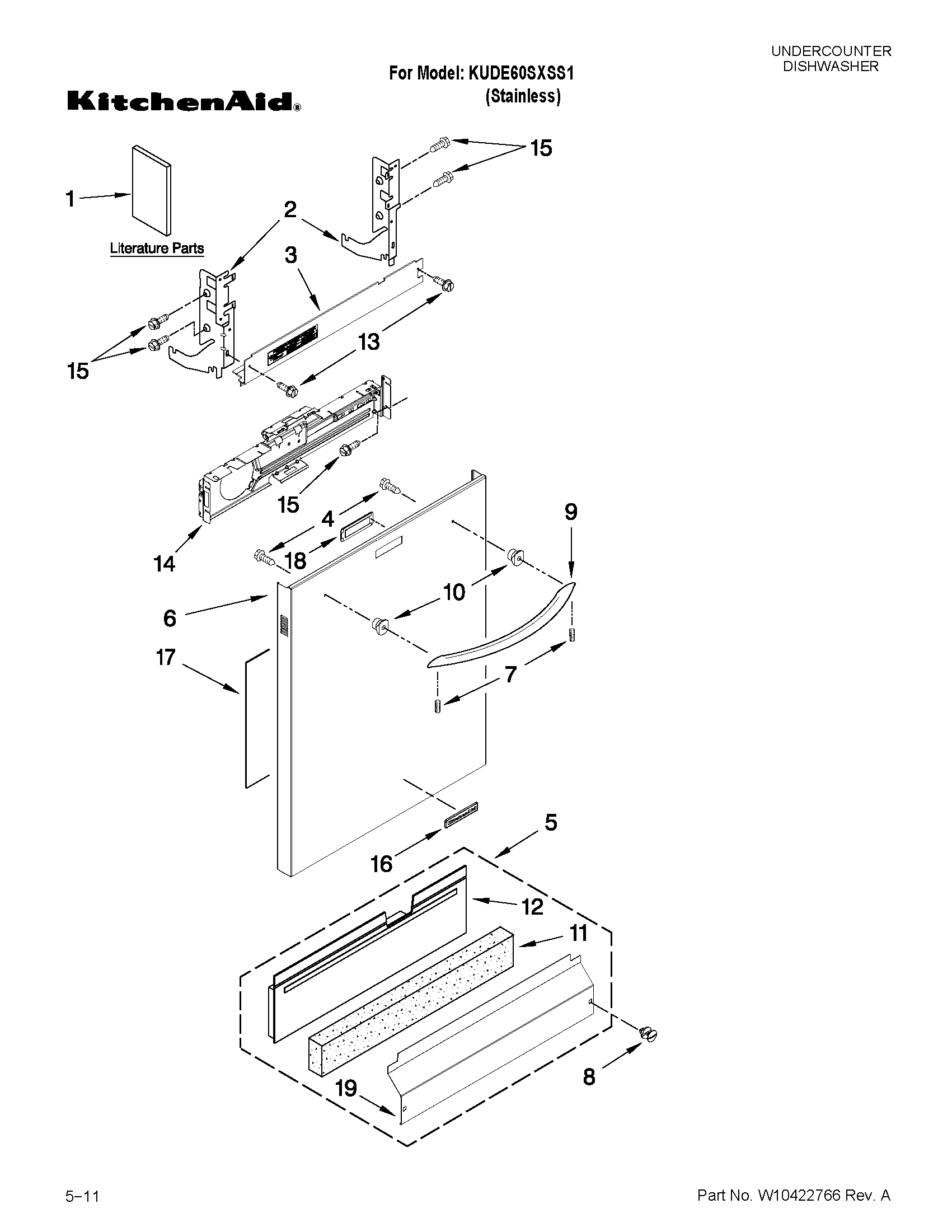 Door and panel parts