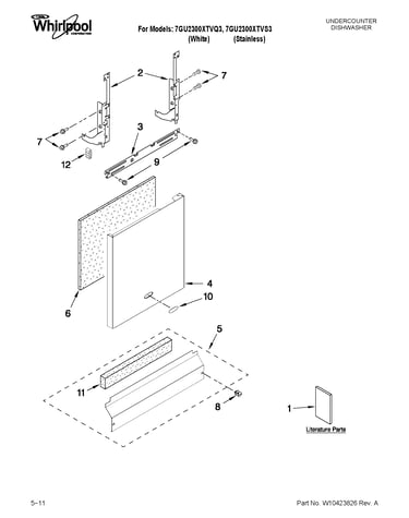 Door and panel parts
