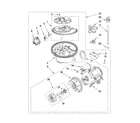 Whirlpool 7GU2300XTVQ3 pump and motor parts diagram