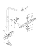 Upper wash and rinse parts