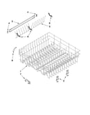 Upper rack and track parts
