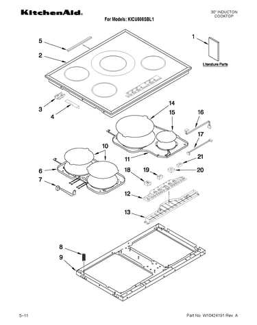 Cooktop parts
