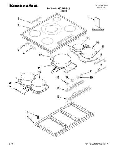Cooktop parts