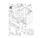 Maytag MGDX500XW1 cabinet parts diagram