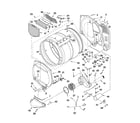 Maytag MGDX500XW1 bulkhead parts diagram